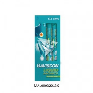 GAVISCON LIQUID PEPPERMINT 1X5X10ML
