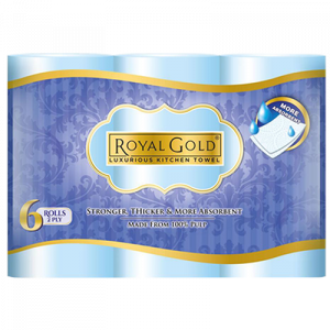 ROYAL GOLD KITCHEN TOWEL 1X6X60'S