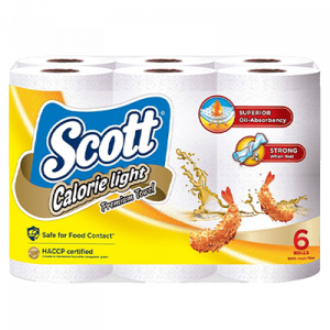 SCOTT KITCHEN TOWEL CALORIE 1X6X60'S