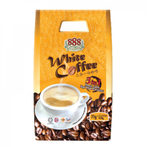 888 INSTANT WHITE COFFEE 1x12'sX35G