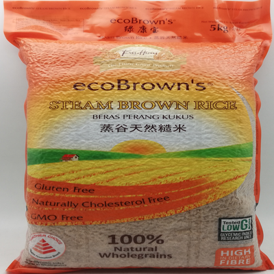 ECO BROWN'S STEAM BROWN RICE 1X5KG