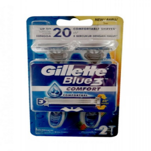 GILLETTE BLUE 3 COMFORT DISPOSABLES 1X2s'