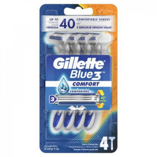 GILLETTE BLUE 3 COMFORT 1X4s'