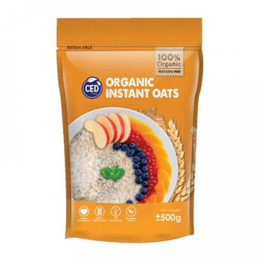 CED ORGANIC INST ROLLED OAT 1X500G