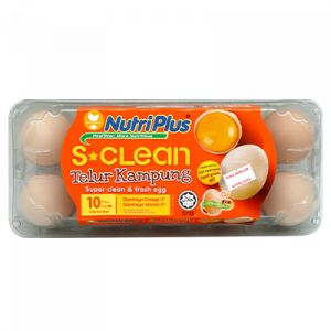 NUTRIPLUS S-CLEAN KAMPUNG EGG 1X10S