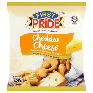 FIRST PRIDE CHEDDAR CHEESE NUGGET 1X420G