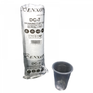 DC-7 PP CUP 200ML CLEAR  1'S
