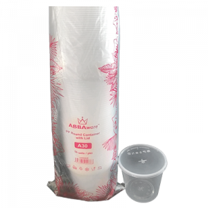 ABBAWARE CONTAINER W/LID A30  50'S