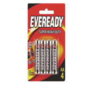 EVEREADY SUPER HEAVY DUTY AA 4PCS 1X4'S